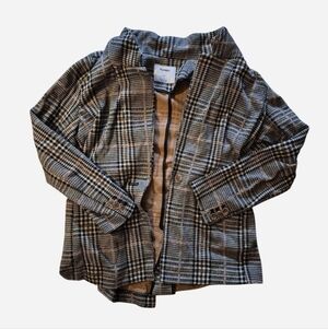 Old Navy Plaid Blazer Jacket